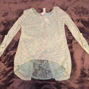 NoBo blue long sleeve shirt